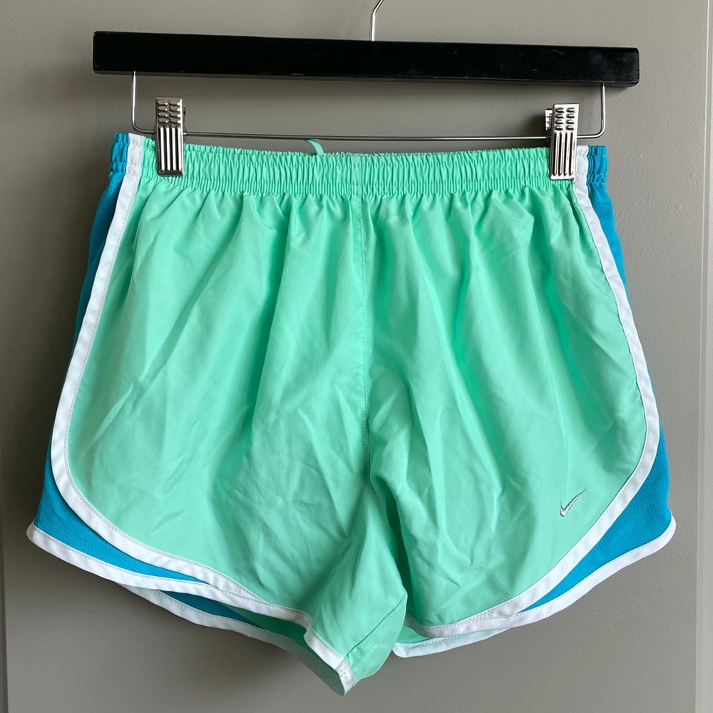Aqua Nike Dri-Fit Tempo Running Short